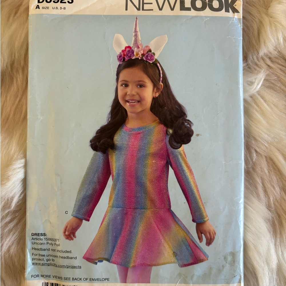 New Look Kid’s Sewing Pattern Unicorn